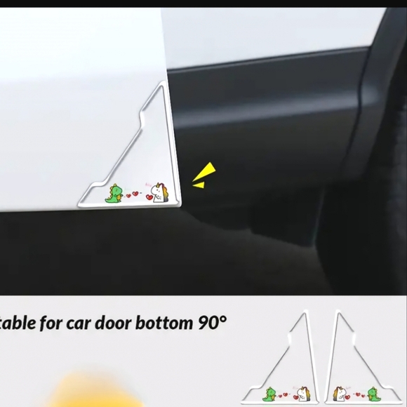 Totoro car door corner protection stickers - Picture 3 of 3